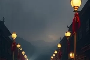 九尾狐传说封面，九尾狐影盘踞朝歌旧城