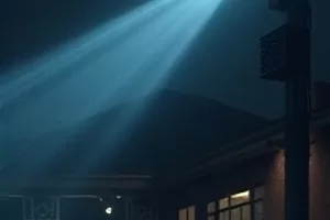 长夜狐灯封面，长夜巷口的一盏狐灯