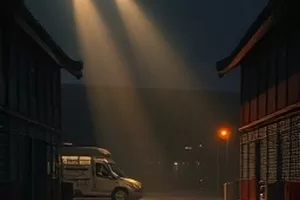 素心狐渡封面，渡口小舟与素衣人影